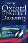 Concise Oxford  English Dictionary