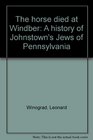 The horse died at Windber: A history of Johnstown's Jews of Pennsylvania