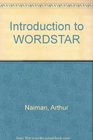Introduction to WORDSTAR