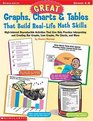 Great Graphs Charts  Tables That Build RealLife Math Skills
