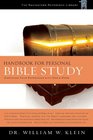 Handbook for Personal Bible Study Enriching Your Experience With God's Word