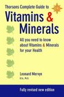 Thorsons Complete Guide to Vitamins and Minerals