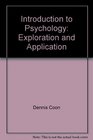 Introduction to Psych Explr  Appl