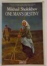 One Man's Destiny And Other Stories Articles and Sketches 19231963