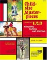 Child Size Masterpieces of Steps 1 2 3   Matching Pairing and Sorting  Level 1 Easy