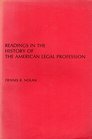 Readings in the History of the American Legal Profession