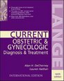 Current Obstetric and Gynecologic Diagnosis and Treatment