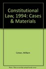Constitutional Law 1994 Cases  Materials