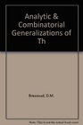 Analytic  Combinatorial Generalizations of the RogersRamanujan Identities