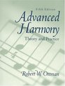 Advanced Harmony Theory and Practice with CD Package
