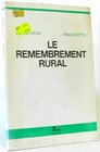 Le remembrement rural