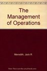 The Management of Operations