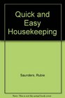 Quick and Easy Housekeeping