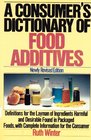 Consum Dict Food Additives New