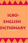 IgboEnglish Dictionary  A Comprehensive Dictionary of the Igbo Language with an EnglishIgbo Index