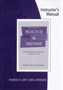 Instructor's Manual to Accompany Perrine's Sound  Sense An Introduction to Poetry