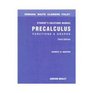Precalculus  Functions and Graphs Functions and Graphs  Student's Solutions Manual