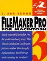 Filemaker Pro 3 for Macintosh Visual Quickstart Guide
