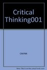 Critical Thinking and Writing A Developing Writer's Guide With Readings