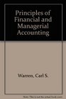 Principles of Financial  Managerial Acc