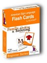 Sign2Me - ASL Flashcards: Beginners Series - Family/Clothing/Toileting (Incl. ASL + English + Spanish)