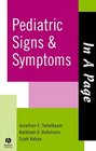 In A Page Pediatric Signs  Symptoms