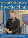 Sewing With Nancy's Favorite Hints Twenty Years of Great Ideas from America's Most Popular Television Sewing Series