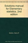 Solutions manual for Elementary statistics 2nd edition