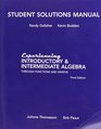 Experiencing Introductory and Intermediate Alegbra Student Solutions Manual