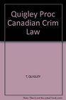 Procedure in Canadian Criminal Law