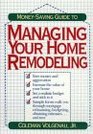 MoneySaving Guide to Managing Your Home Remodeling