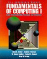 Fundamentals of Computing I Lab Manual C Edition Logic Problemsolving Programs and Computers