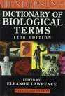 Henderson's Dictionary of Biological Terms 11th Edition