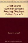 Teacher's Edition SUMMER SUCCESS READING Grade 3