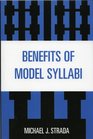 Benefits of Model Syllabi