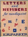 Letters and Numbers for Needlepoint
