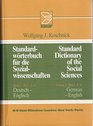 Standard Dictionary of the Social Sciences GermanEnglish