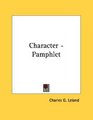 Character  Pamphlet