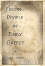 Finding People In Early Greece