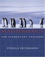 Mathematics for Elementary Teachers and Activities