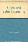 Sales and sales financing