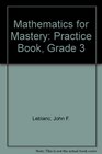Mathematics for Mastery Practice Book Grade 3