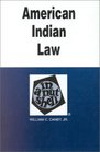 American Indian Law in a Nutshell