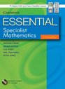 Essential Specialist Mathematics Third Edition with Student CDROM TIN/CP Version with Student CDROM TIN/CP Version