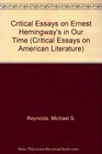 Critical Essays on Ernest Hemingway's in Our Time