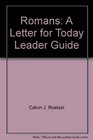 Romans A Letter for Today Leader Guide