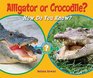 Alligator or Crocodile How Do You Know
