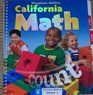 California Math Grade K Teacher Edition Volume 1