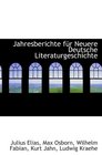 Jahresberichte fr Neuere Deutsche Literaturgeschichte