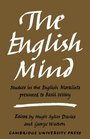 The English Mind Studies in the English Moralists Presented to Basil Willey